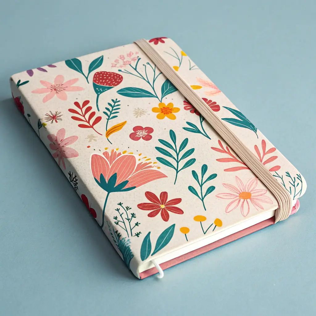 Floral Pattern Journal