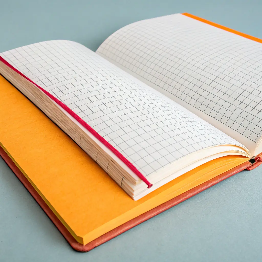 Grid-Patterned Notebook